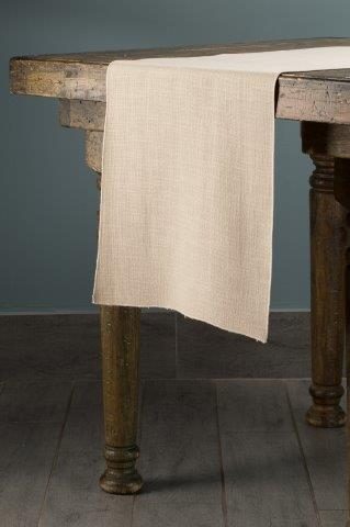 Jute Beige table runner